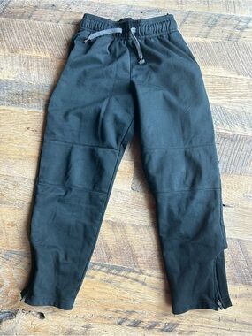 Boys Black Athletic Jogger Pants